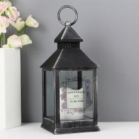 Personalised Soft Watercolour Rustic Black Lantern Extra Image 2 Preview